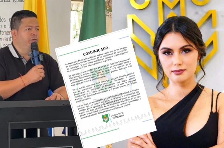  «No es admisible» enfrentar la criminalidad con «medidas que se apartan de la legalidad»:  Personería sobre pronunciamiento del alcalde Yider Luna