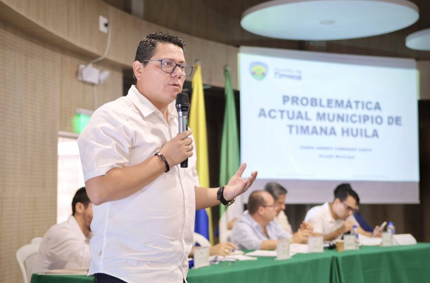  Alcalde de Timaná exige a ruta al sur un plan de choque por emergencias hídricas y viales