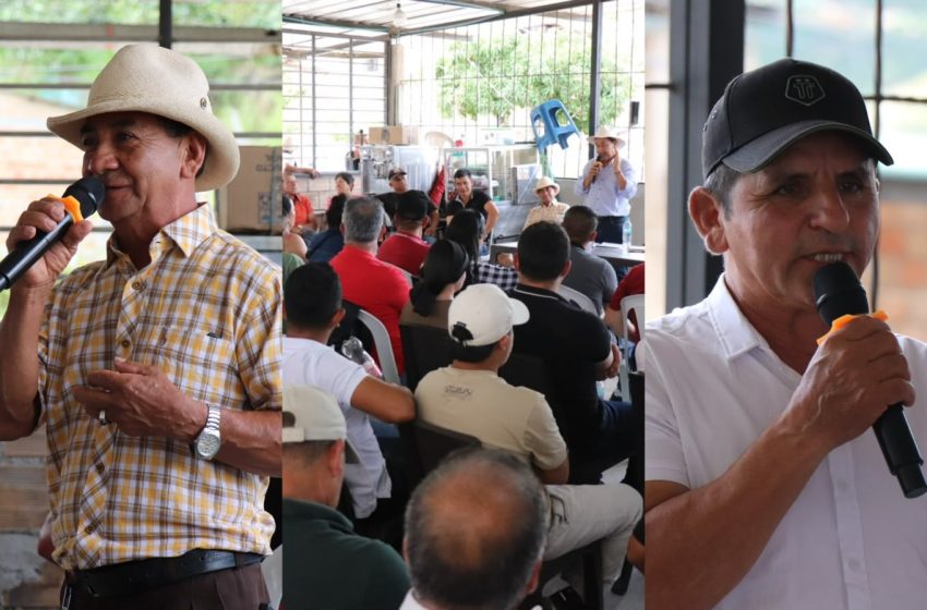  La seriedad y el firme compromiso con el sector cafetero permiten a Jaime Ordóñez y Bolívar Joaquí seguir sumando respaldos