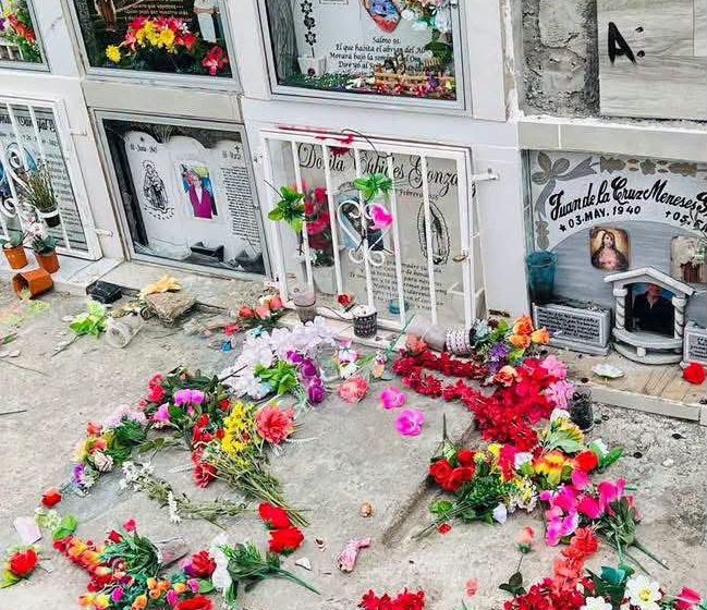 Indignación y dolor en Guacacallo por daños en el cementerio